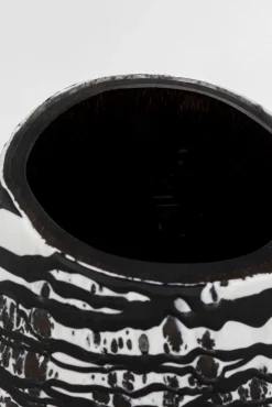 Hot KARE Design Wazon szklany czarny do salonu 27 cm - KARE