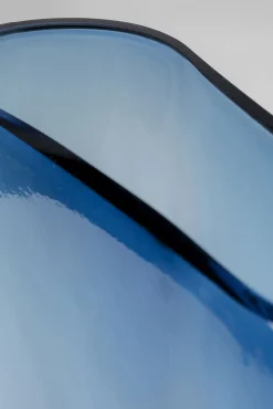 Sale KARE Design Wazon szklany niebieski nowoczesny 25x40 cm - KARE