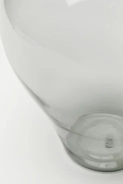 Best KARE Design Wazon szklany nowoczesny szary Ø16x23 cm - KARE