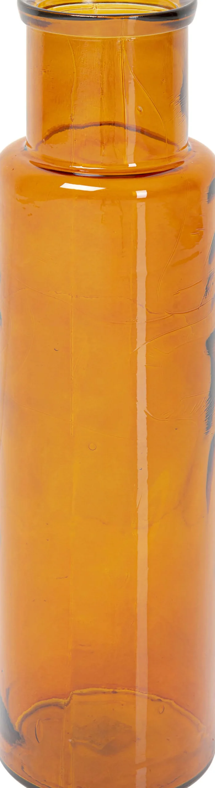 Discount KARE Design Wazon szklany w kolorze bursztynowym Ø18x75 cm - KARE