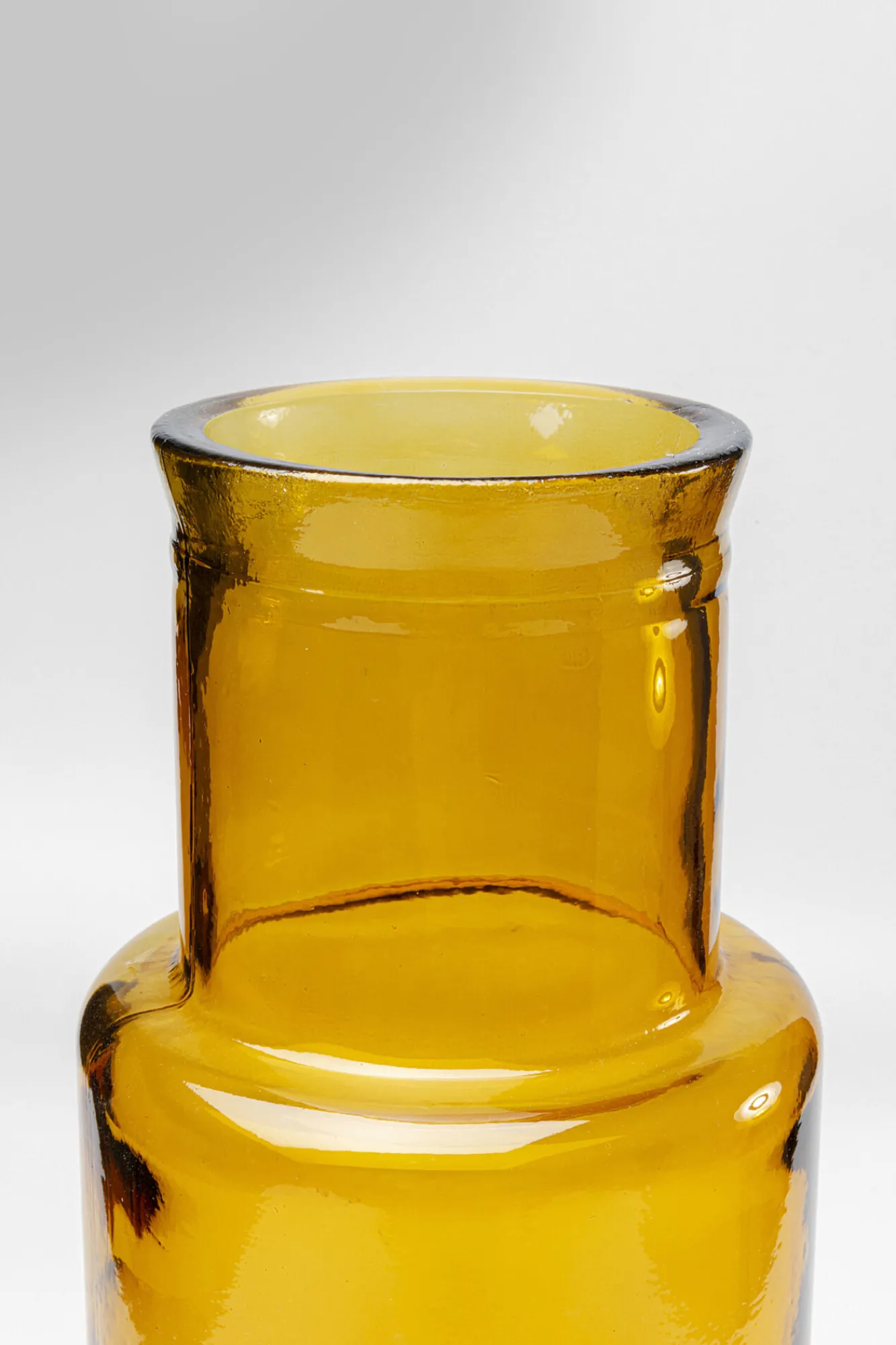 Online KARE Design Wazon szklany w kolorze bursztynowym Ø15x55 cm - KARE