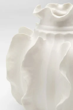 Sale KARE Design Wazon Viento biały 23cm - KARE