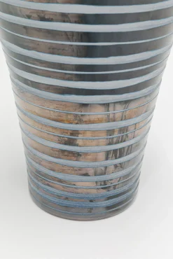 Sale KARE Design Wazon w paski ręcznie dmuchane szkło Ø16x27 cm - KARE