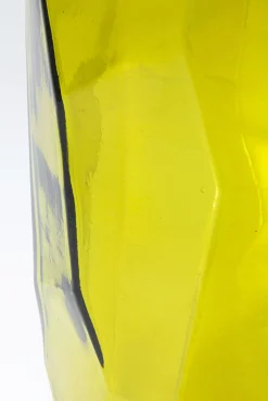 Fashion KARE Design Wazon wysoki ze szkła z recyklingu zielony 27x75 cm - KARE