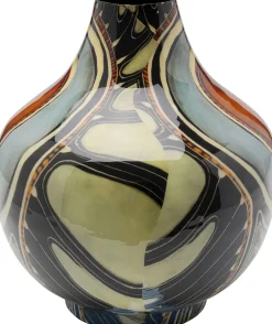 Hot KARE Design Wazon z aluminium kolorowe wzory Ø25x27 cm - KARE