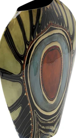 Discount KARE Design Wazon z aluminium kolorowe wzory 30x41 cm - KARE