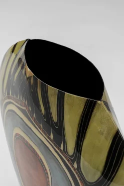 Discount KARE Design Wazon z aluminium kolorowe wzory 30x41 cm - KARE