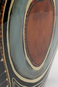 New KARE Design Wazon z aluminium kolorowe wzory 25x31 cm - KARE