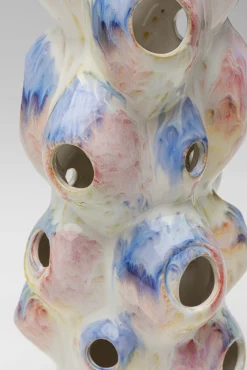 Online KARE Design Wazon z kamionki kolorowy ręczne wykonanie 15x39 cm - KARE