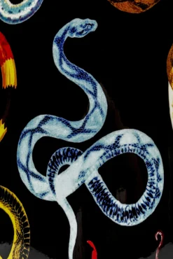 Hot KARE Design Wazon z porcelany motyw węży Ø19x40 cm - KARE