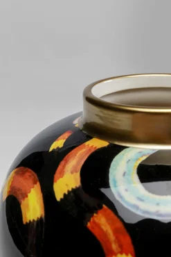 Outlet KARE Design Wazon z porcelany motyw węży Ø20x22 cm - KARE