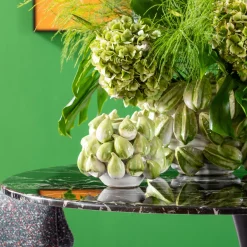 Best KARE Design Wazon zielony kamionkowy figa Ø18x15 cm - KARE