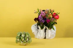 Best KARE Design Wazon zielony kamionkowy figa Ø18x15 cm - KARE