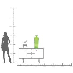 New KARE Design Wazon zielony szklany Ø25x75 cm - KARE