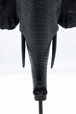 Clearance KARE Design Świecznik Elephant Head 26x49 cm czarny - KARE