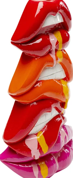 Hot KARE Design Świecznik kolorowy nowoczesny usta 17x30 cm - KARE