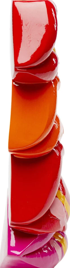 Hot KARE Design Świecznik kolorowy nowoczesny usta 17x30 cm - KARE