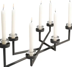 Fashion KARE Design Świecznik Many Arms 86x28 cm aluminium - KARE