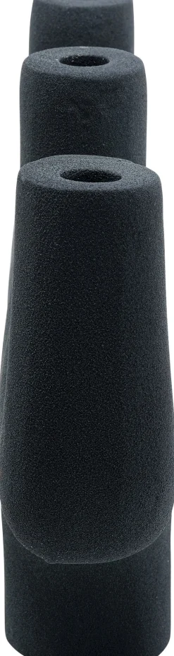 Sale KARE Design Świecznik 6Stickers 47x26 cm aluminium czarny - KARE