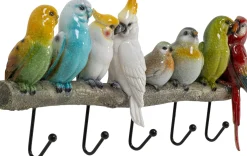 Fashion KARE Design Wieszak ścienny Exotic Birds 54x24 cm kolorowy - KARE