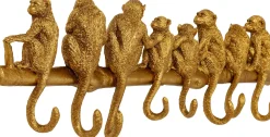Sale KARE Design Wieszak ścienny Monkey Hook 70x22 cm złoty - KARE