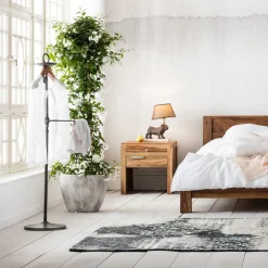 Clearance KARE Design Wieszak stojący Cosmopolitan 54x122 cm drewniano-czarny - KARE