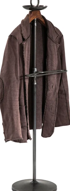 Clearance KARE Design Wieszak stojący Cosmopolitan 54x122 cm drewniano-czarny - KARE