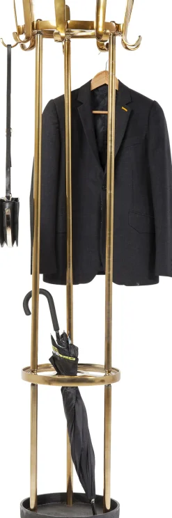 Clearance KARE Design Wieszak stojący Gala Ø50x187 cm złoty - KARE