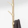 Fashion KARE Design Wieszak stojący złoty podstawa marmurowa 192 cm - KARE