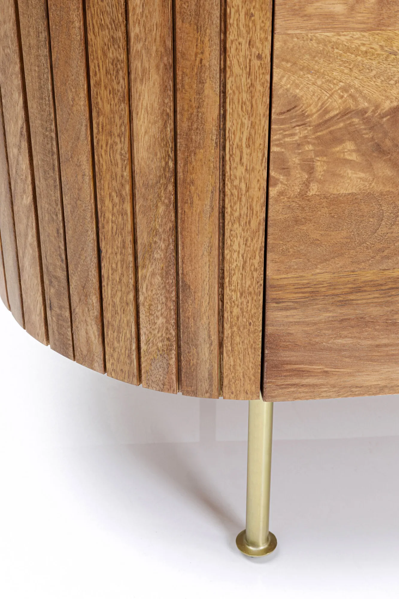 Outlet KARE Design Witryna Grace 100x145 cm drewno mango - blat marmur - KARE