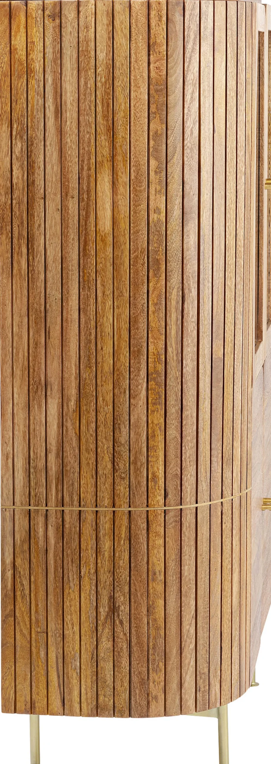 Outlet KARE Design Witryna Grace 100x145 cm drewno mango - blat marmur - KARE