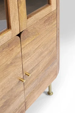 Outlet KARE Design Witryna Grace 100x145 cm drewno mango - blat marmur - KARE