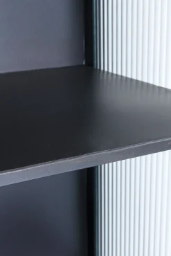 Clearance KARE Design Witryna La Gomera 72x182 cm grafitowa - KARE