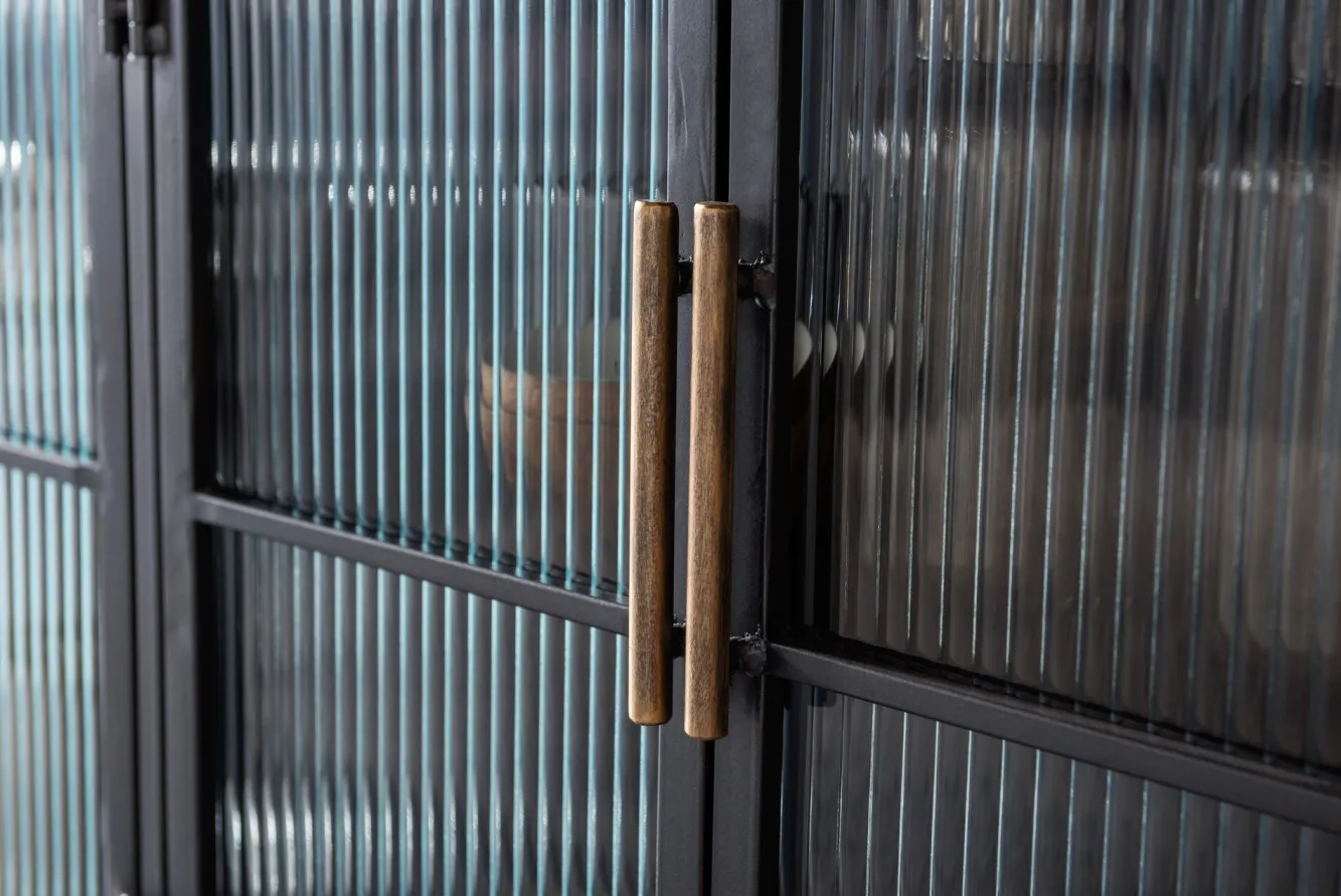 Clearance KARE Design Witryna La Gomera 72x182 cm grafitowa - KARE