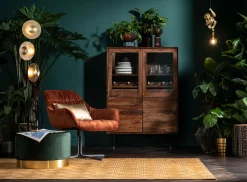 Outlet KARE Design Witryna Ravello 100x140 cm mango brązowa - KARE