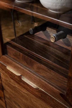 Outlet KARE Design Witryna Ravello 100x140 cm mango brązowa - KARE