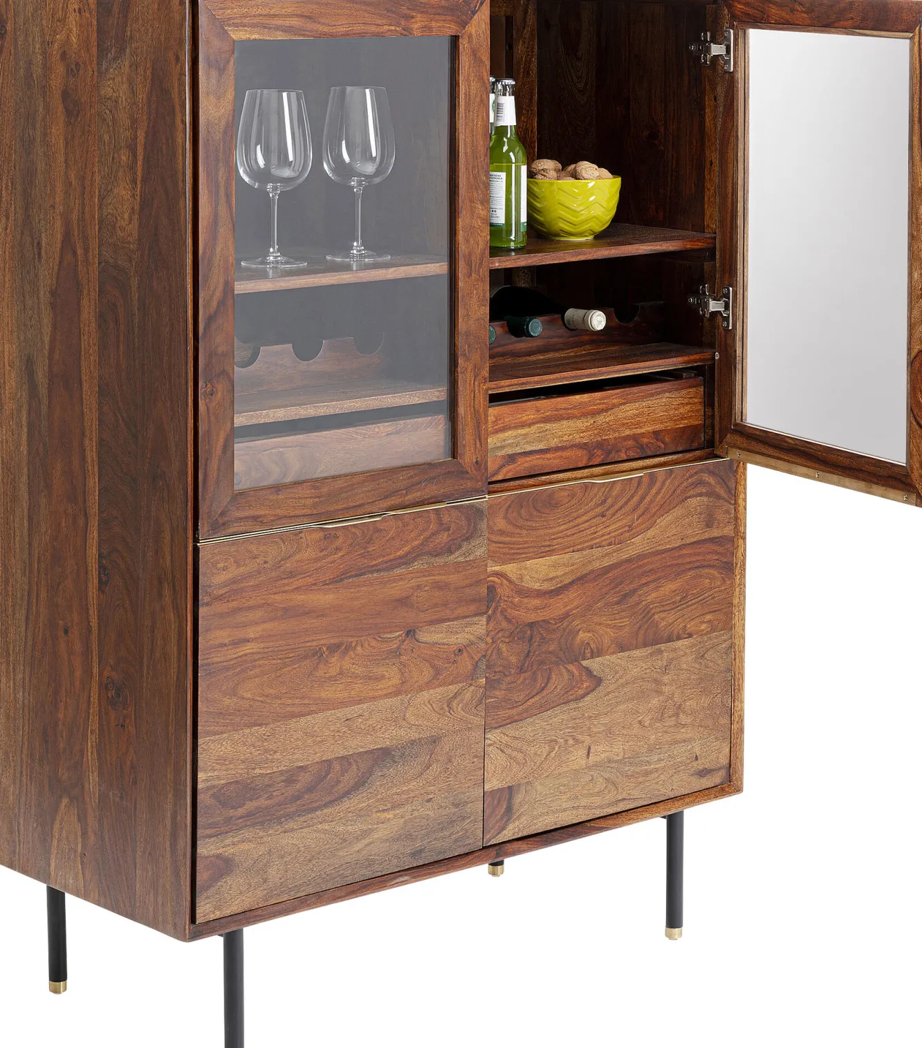 Outlet KARE Design Witryna Ravello 100x140 cm mango brązowa - KARE