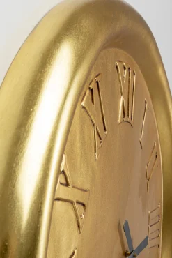 Discount KARE Design Zegar ścienny Big Drop 92x127 cm złoty - KARE