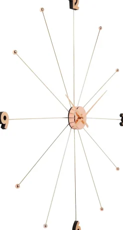 Online KARE Design Zegar ścienny Like Umbrella Ø100 cm różowe złoto - KARE