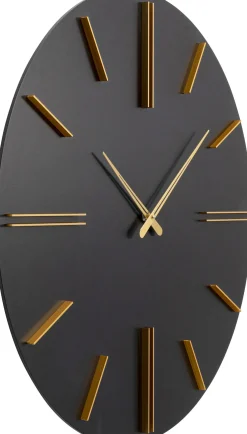 Clearance KARE Design Zegar ścienny Luca Ø70 cm czarny - KARE