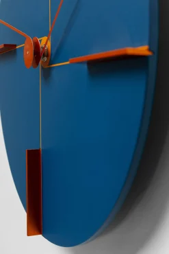 Outlet KARE Design Zegar ścienny nowoczesny okrągły niebieski Ø30 cm - KARE