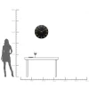 Online KARE Design Zegar ścienny nowoczesny w kolorze czarnym Ø60 cm - KARE