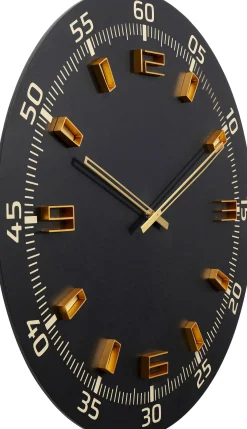 Online KARE Design Zegar ścienny nowoczesny w kolorze czarnym Ø60 cm - KARE