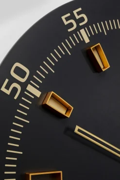 Online KARE Design Zegar ścienny nowoczesny w kolorze czarnym Ø60 cm - KARE