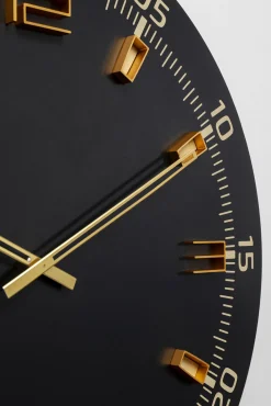 Online KARE Design Zegar ścienny nowoczesny w kolorze czarnym Ø60 cm - KARE