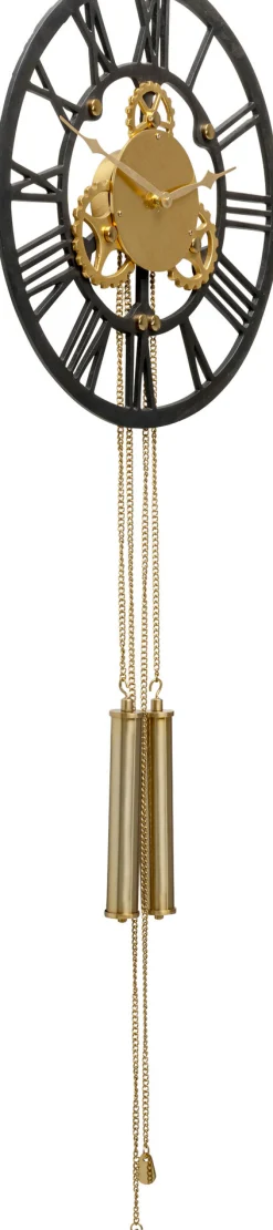 Best KARE Design Zegar Clockwork 46x126 cm czarno-złoty - KARE