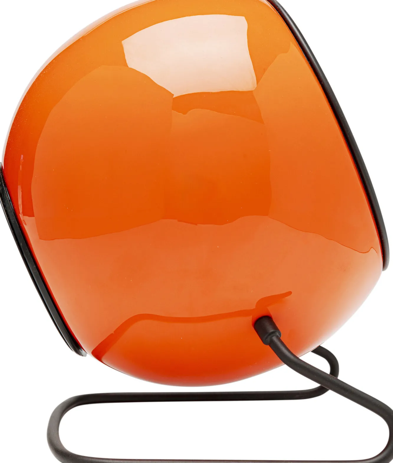 Online KARE Design Zegar stołowy mały w kolorze pomarańczowym 18x21 cm - KARE