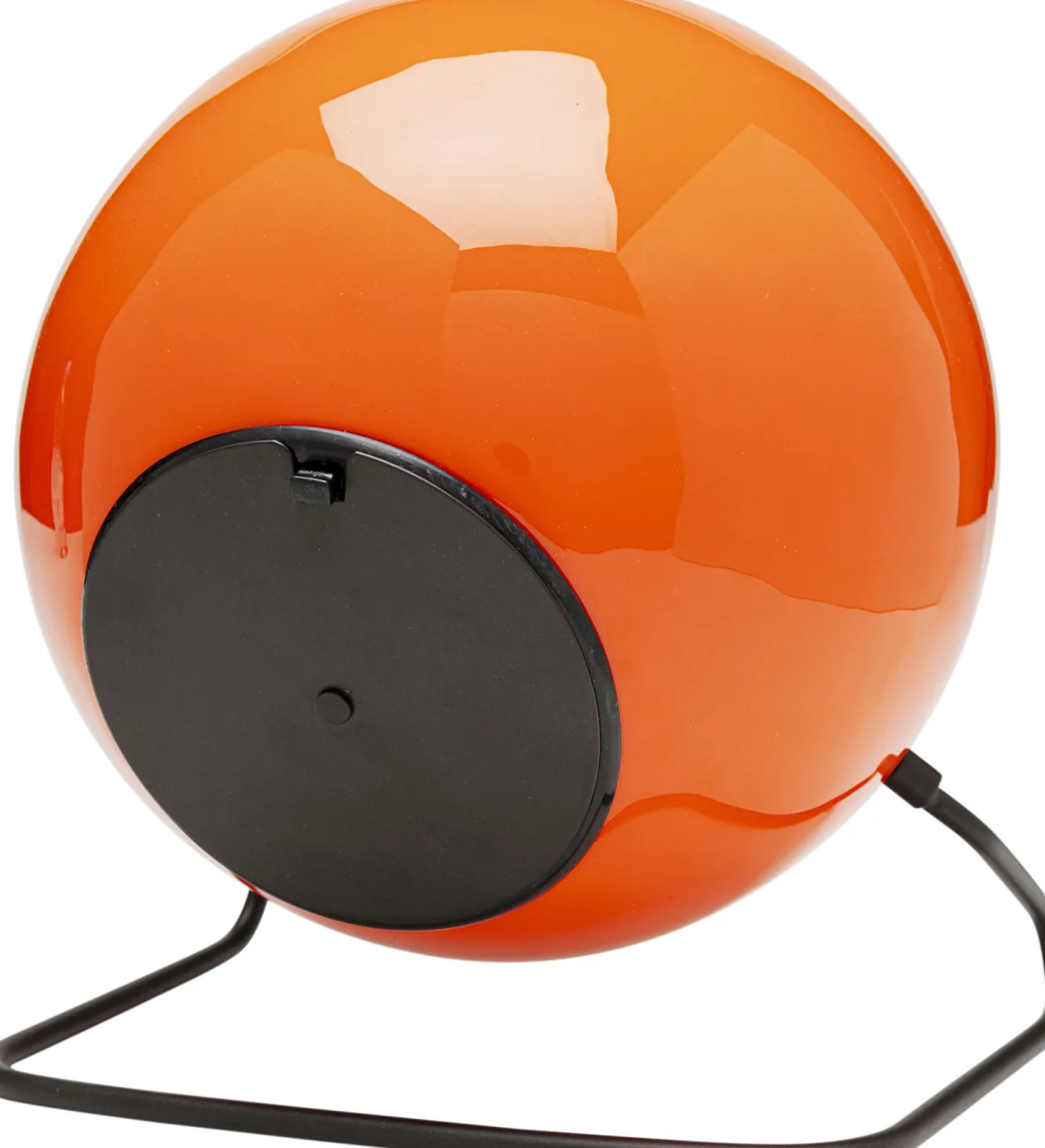 Online KARE Design Zegar stołowy mały w kolorze pomarańczowym 18x21 cm - KARE