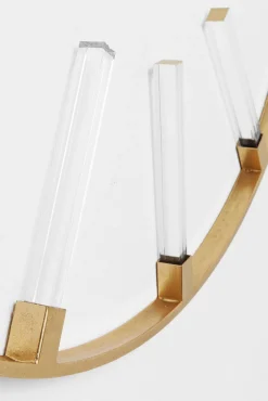 Online KARE Design Zegar Visible Sticks 92x5 cm złoty - KARE