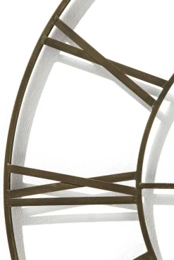 Hot KARE Design Zegar wiszący Factory Ø121 cm brązowy - KARE